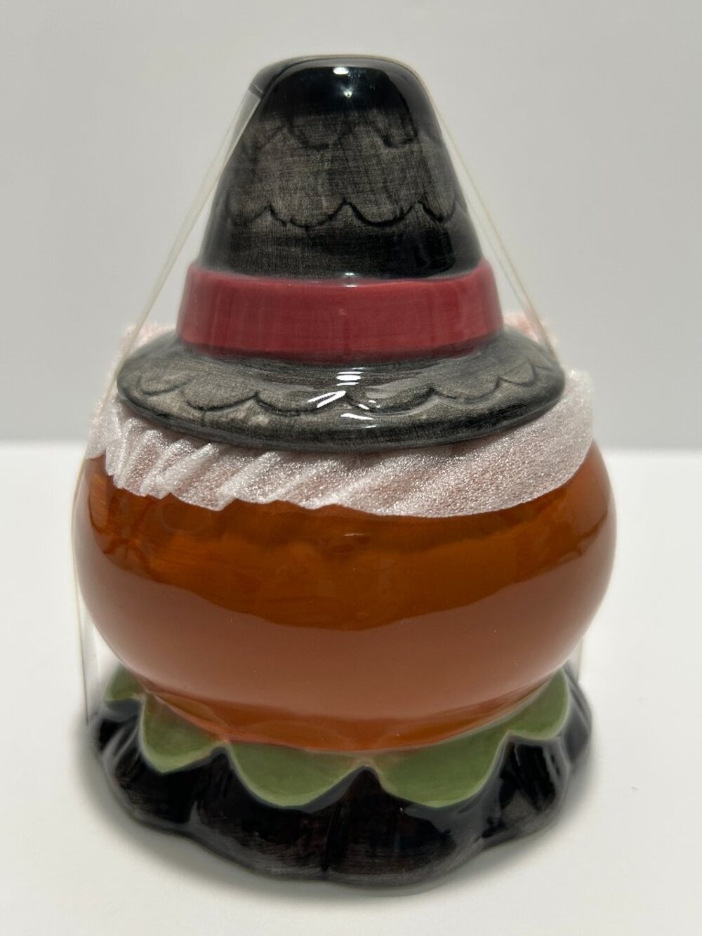 New 2026 Johanna Parker Thanksgiving Pilgrim Fox Critter Bowl Lidded Candy Jar - Picture 3 of 6